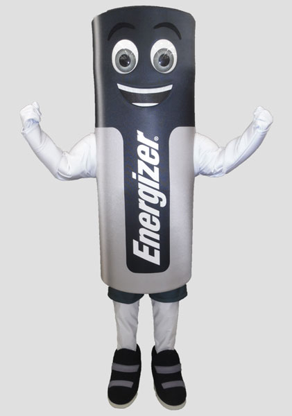 Battery Man - Energizer - Olympus Mascots