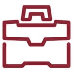 Icon of a tool box