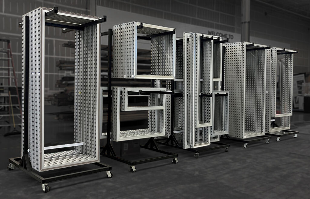 beMatrix frames on frame holders.