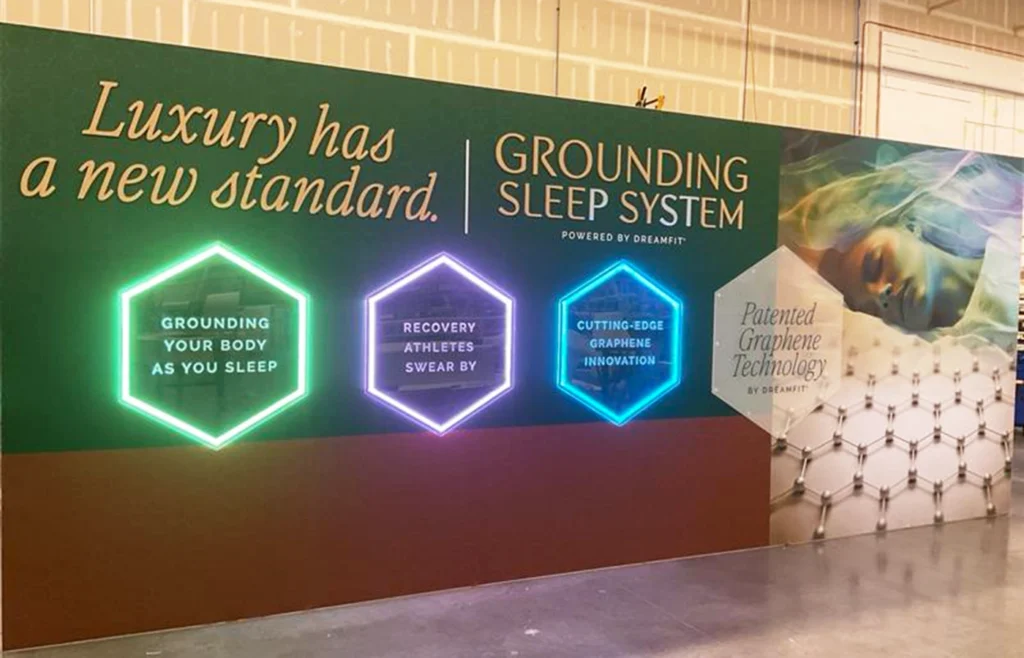 An SEG on a modular frame featuring custom acrylic RGB LED standoffs.